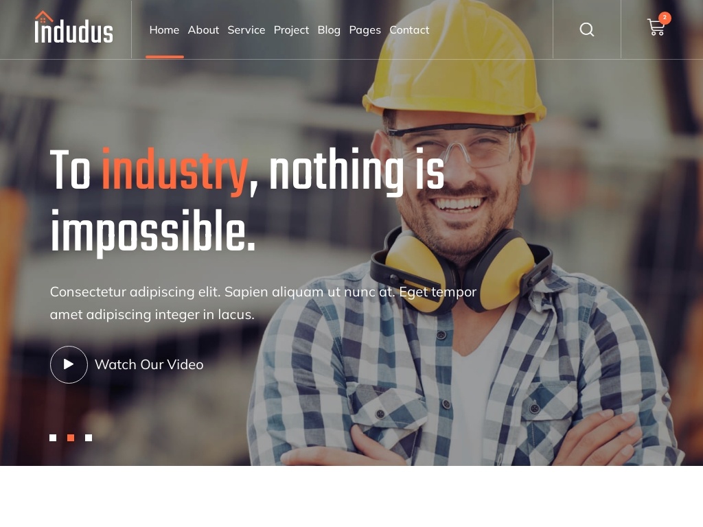 С помощью этого HTML шаблона Bootstrap 5 вы сможете незабываемо представить свои промышленные услуги, проекты и команду. Вы сможете профессионально представить свой завод и проекты.