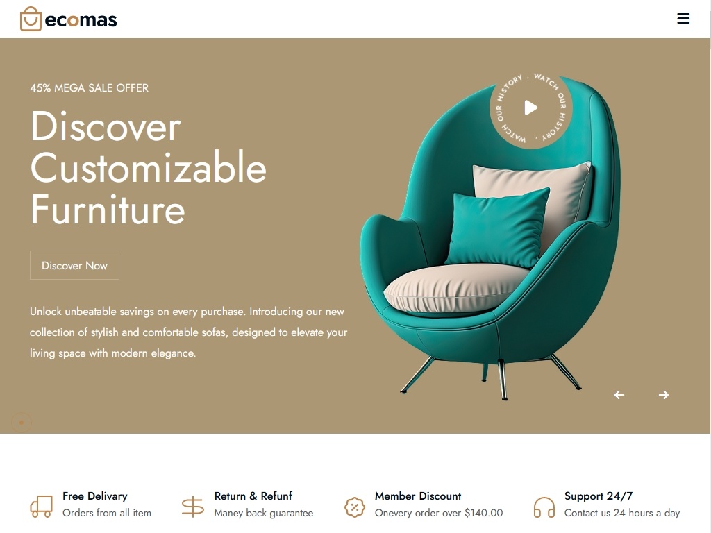 Ecomas - Магазин