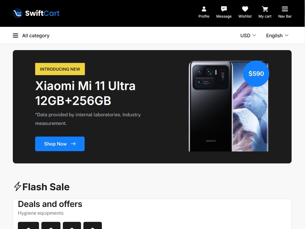 SwiftCart - Магазин