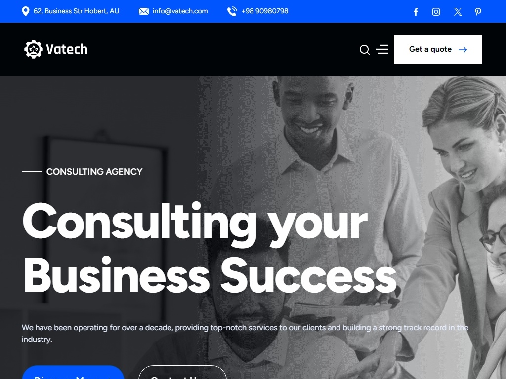 Шаблон Bootstrap 5 для технологических решений и бизнеса, разработанный для того, чтобы поднять ваше присутствие в цифровом пространстве на новый уровень, если вы хотите создать профессиональный сайт.