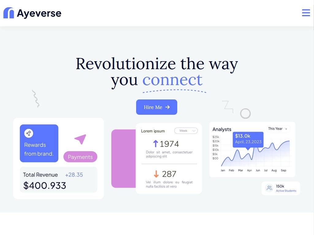 Ayeverse - Портфолио