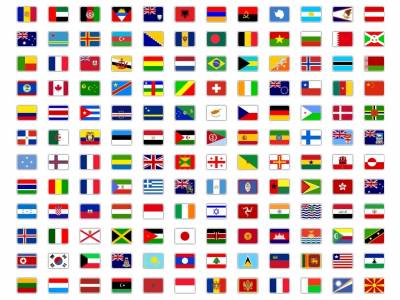 Флаги 250 стран через CSS