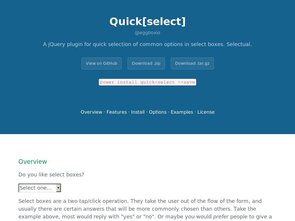 QuickSelect - Дизайн