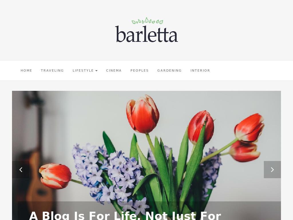 Barletta - WordPress - Блог